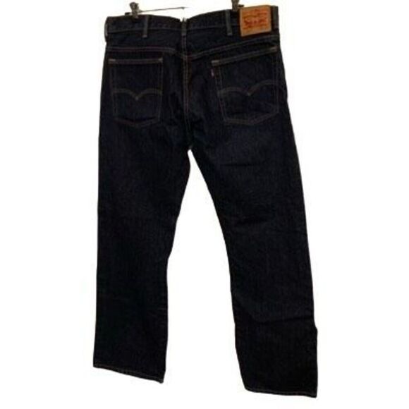 Levi’s 517 Boot Cut Size 38x32 Blue Denim Jeans - Picture 1 of 7